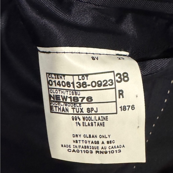 Jack Victor Ethan Paisley Shawl Collar Stretch Cotton Dinner Jacket - Picture 4 of 5